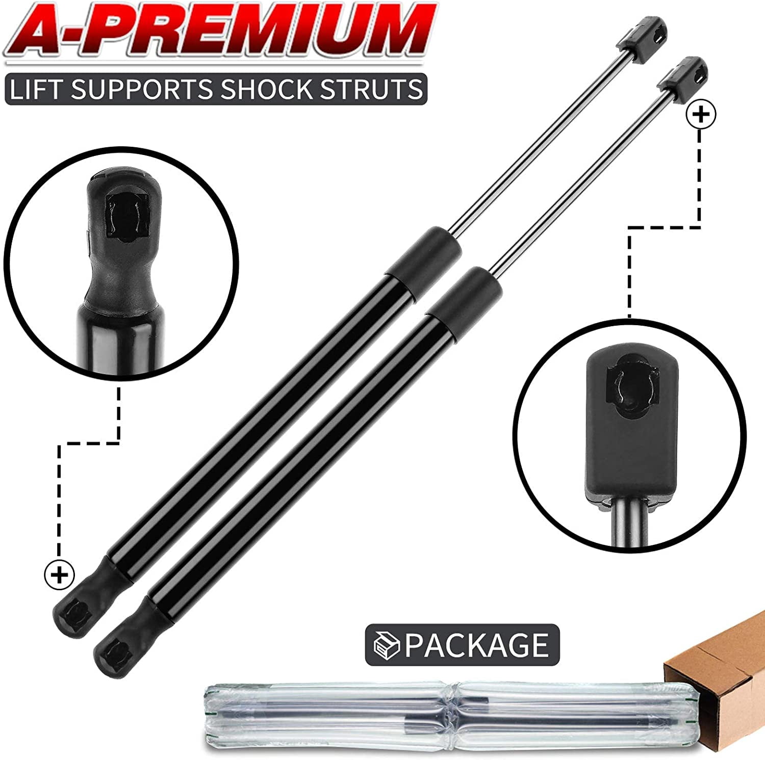 Pair Of BOXI Rear Glass Window Lift Supports For Ford Explorer 2005, Lincoln Aviator 2005, Mercury Mountaineer 2005-2007