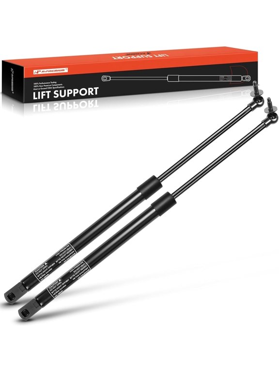 Rear Window Glass Lift Supports Shock Struts Gas Springs Prop | Compatible with Jeep Grand Cherokee WJ 1999 2000 2001 2002 2003 2004 Sport Utility - Replace# 55136965AA, Set of 2