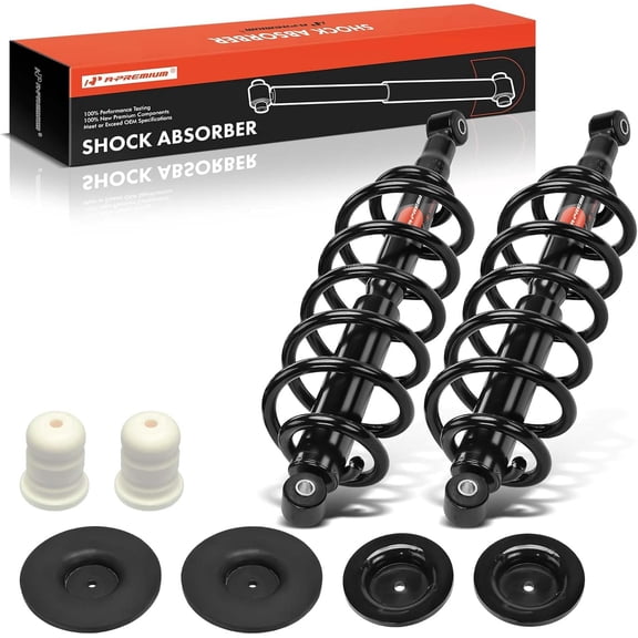 A-Premium Replace 30-515000-KIT Rear Conversion Kit Compatible with Chevrolet Tahoe 2000-2006 & GMC Yukon 2000-2006 & Cadillac Escalade 2002-2006, Air Spring to Coil Spring