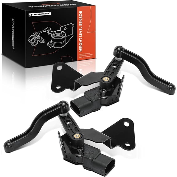 A-Premium Ride Height Level Sensor Compatible with Ram 1500 2015 2016 2017 2018, Rear Driver and Passenger Side, 2-PC Set, 3 Pins