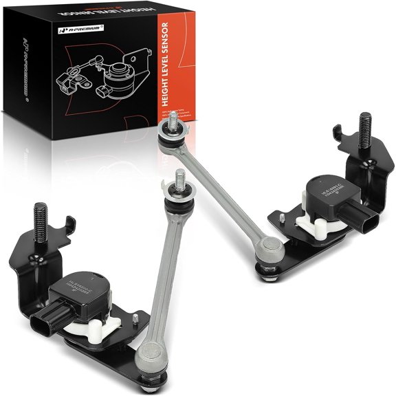 A-Premium Ride Height Level Sensor Compatible with Toyota Sequoia 2008-2013, Rear Driver and Passenger Side, 2-PC Set