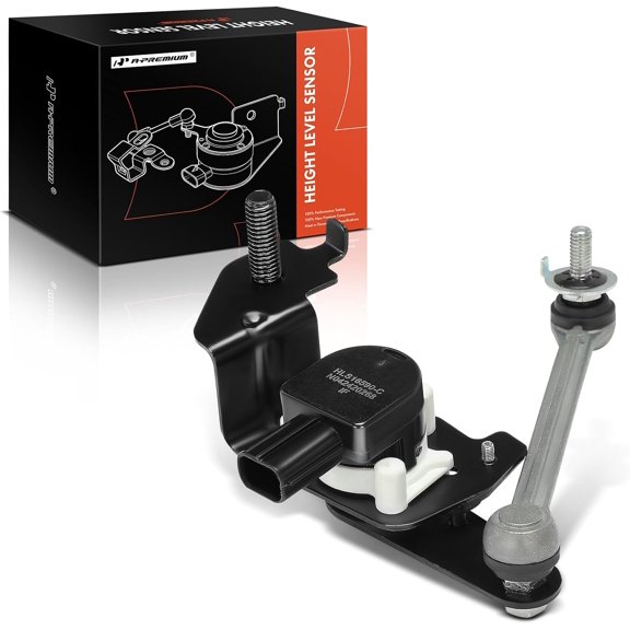 A-Premium Ride Height Level Sensor Compatible with Toyota Sequoia 2008-2013, Rear Right Passenger Side, Replace# 8940734020