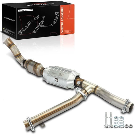 A-Premium Right Catalytic Converter Kit Direct-Fit Compatible with Ford F-150 F150 1997 1998 1999 2000 2001 2002 2003, F-150 Heritage 2004, 4.2L, RWD, EPA Compliant