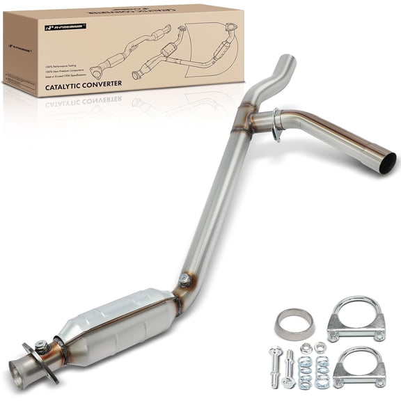 A-Premium Right Catalytic Converter Kit Direct-Fit Compatible with Dodge Ram 1500 2004-2005, 3.7L 4.7L, E.P.A. Compliant