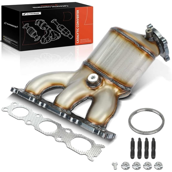 A-Premium Right Exhaust Manifold Catalytic Converter with Gasket Kit Direct-Fit Compatible with Volvo XC90 2007 2008 2009 2010 3.2L, E.P.A. Compliant