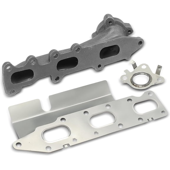 A-Premium Right Side [DOHC 6Cyl 3.5L] Engine Exhaust Manifold Kit W/Gaskets Compatible with Ford F-150 2011-2016, Expedition 2015-2017 & Lincoln Navigator 2015-2017