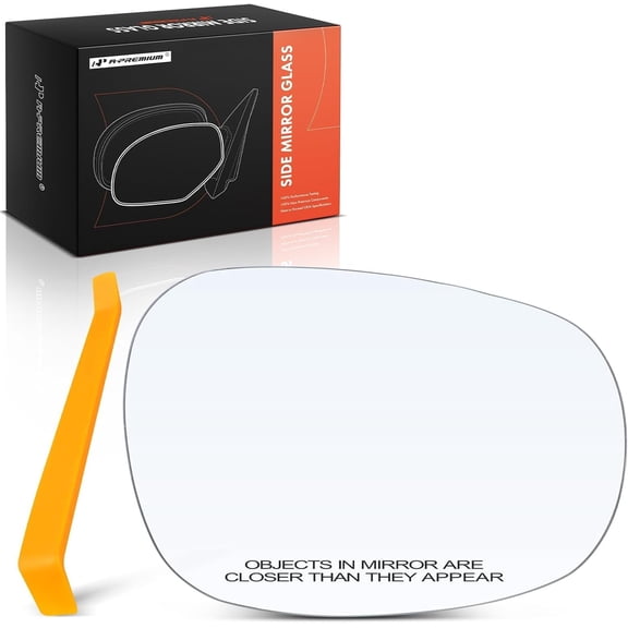 A-Premium Right Passenger Side Heated Mirror Glass Compatible with BMW 320i 323i 325i 328i 335d 335i 335i xDrive 335is 125i 128i 135i, 2008-2013, w/o Auto Dimming, For 2 PIN, Replace # 51167252894