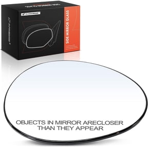 A-Premium Right Passenger Side Heated Mirror Glass with Backing Plate - Compatible with Mini Cooper 2007-2015 - Exterior Side View Convex Mirror