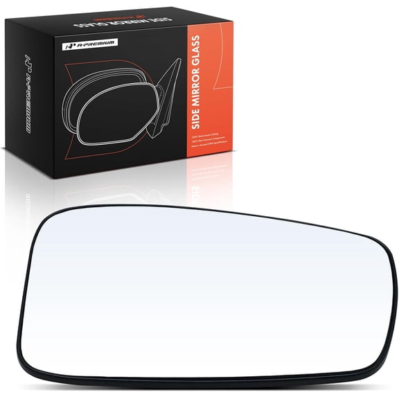A-Premium Right Passenger Side Rear View Mirror Glass with Backing Plate Compatible with Hyundai Sonata 2011 2012 2013 2014 - Exterior Side View Convex Mirror with Power Heated, Replace # 876213Q010