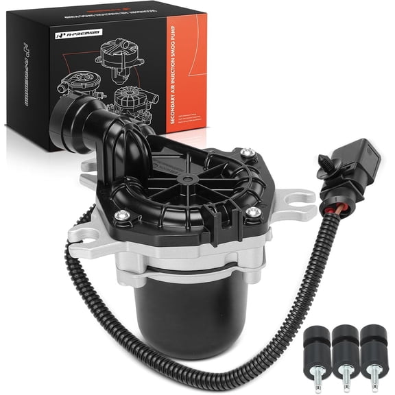 A-Premium Secondary Air Injection Smog Pump Compatible with Volkswagen Jetta 2005-2014, Passat 2009-2010/2012-2014, Golf 2010-2014, Beetle 2006-2014, CC 2009-2017, GTI 2008-2014, Rabbit & Audi RS5