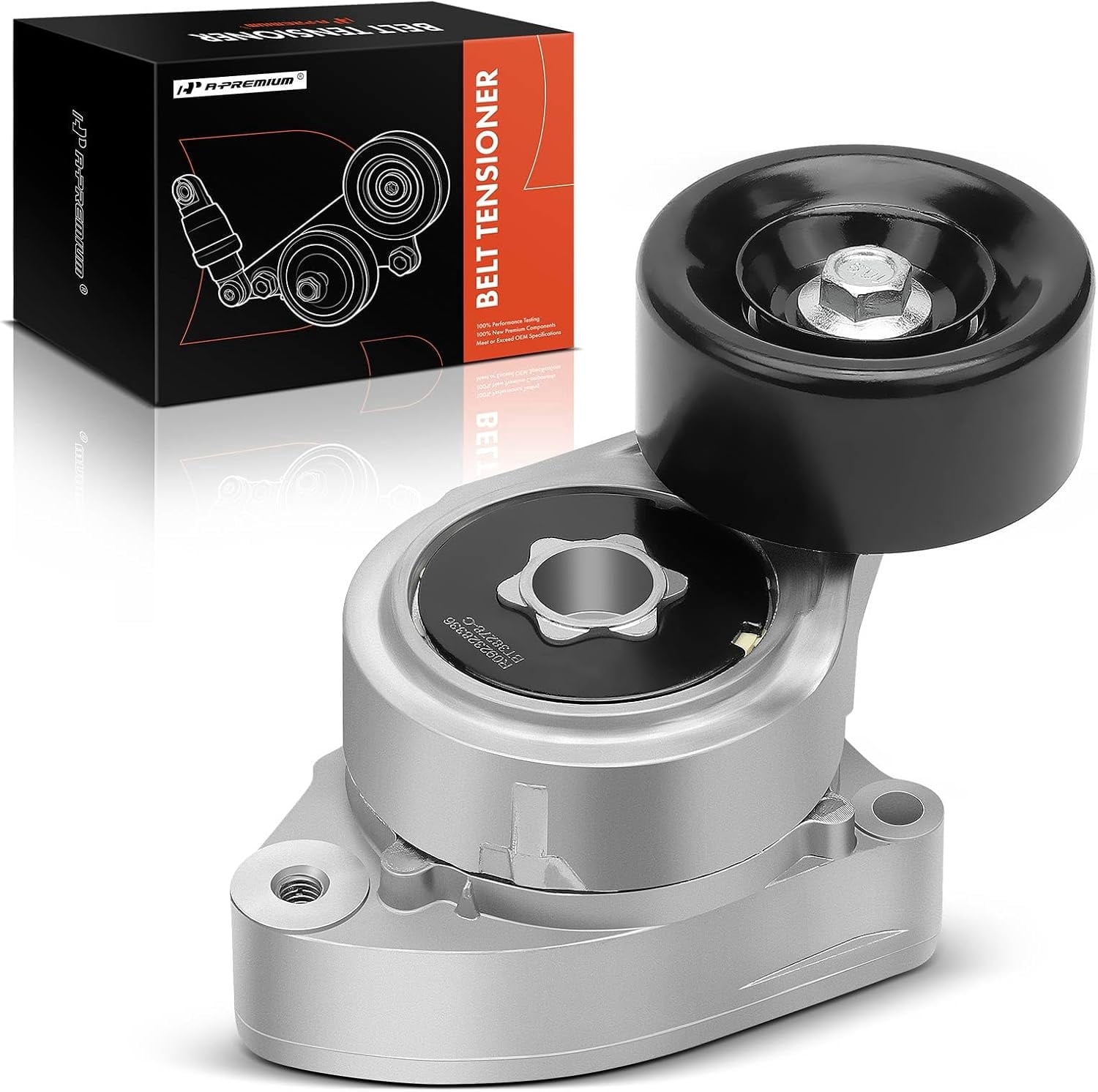 A-Premium Serpentine Belt Tensioner Pulley Assembly Compatible with Honda Accord 2003-2007 Civic 2006-2015 CR-V 2002-2014 Element 2003-2011 2.0L 2.4L