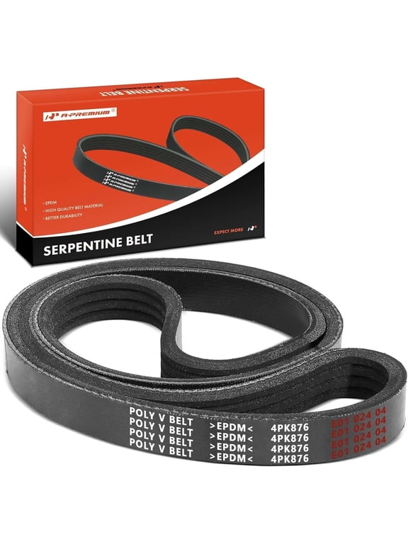 Serpentine Drive Belt for Honda, Toyota, Hyundai, Mitsubishi, Chrysler, Dodge, Ford, Kia, Lexus, Mazda, Nissan, Subaru, Acura Cars - Civic, Corolla, Elantra & More