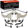 thumbnail image 1 of A-Premium Set of 10, Front Lower Control Arm, Lower Ball Joint, Front & Rear Sway Bar Link, Outer Tie Rod End, Compatible with Volvo S60 2001-2007, V70 2001-2007, FWD Only, 1 of 9