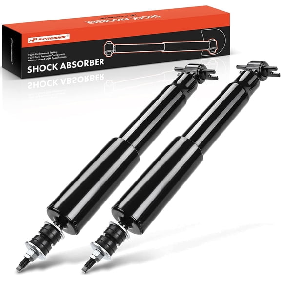 A-Premium Front Shocks Compatible with [RWD] Chevy Silverado 1500 1999-2006, Classic 2007 & GMC Sierra 1500 1999-2006, Classic 2007, Exc. Crew Cab - 2x Replacement Suspension Shock Absorber Strut