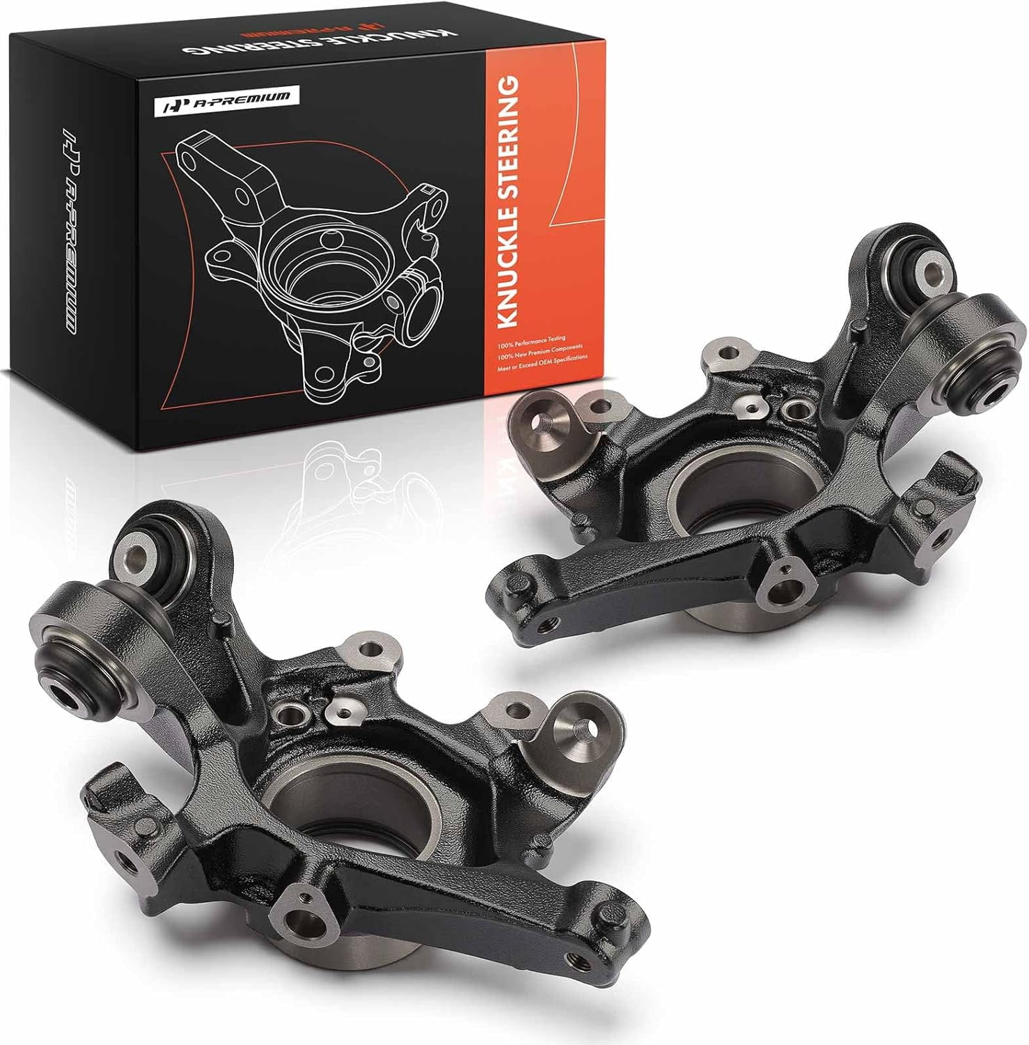 A-Premium Set of 2 Rear Steering Knuckles Compatible with BMW 325i 2006 ...