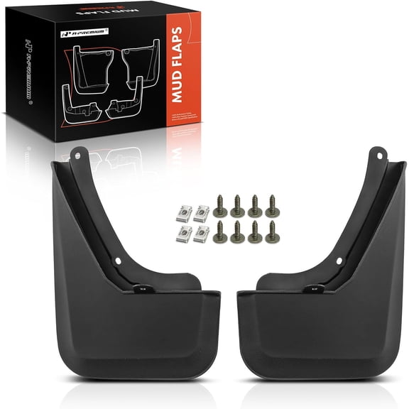 A-Premium Set of 2PCS Mud Flaps Splash Guards Mudflaps Mudguards with Hardware Kits Compatible with Cadillac Escalade 2021 2022 2023 2024, Rear (Driver and Passenger Side)