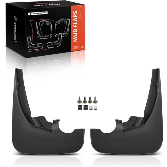A-Premium Set of 2PCS Mud Flaps Splash Guards Mudflaps Mudguards with Hardware Kits Compatible with Ford Explorer 2023 Sport Utility, Front (Driver and Passenger Side)