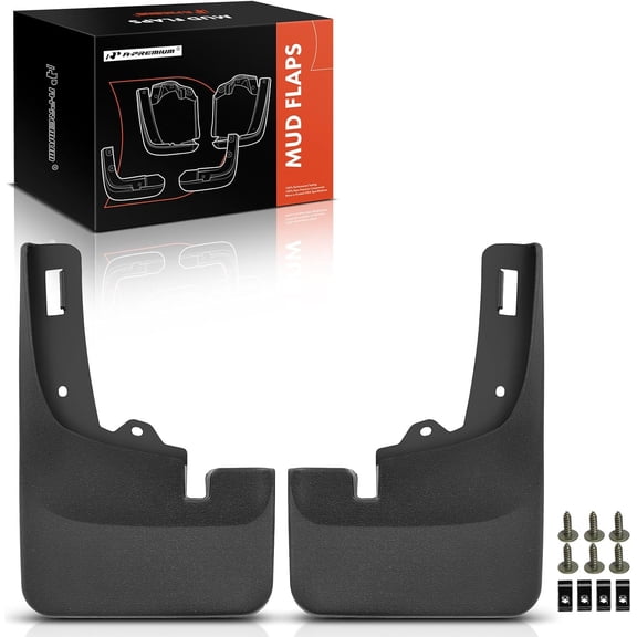 A-Premium Set of 2PCS Mud Flaps Splash Guards Mudflaps Mudguards with Hardware Kits Compatible with Ford F-150 F150 2021 2022 2023, Front Driver and Passenger Side