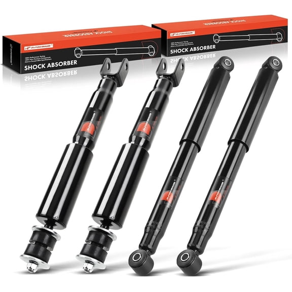 A-Premium Set (4) Front and Rear Shock Absorber Compatible with Chevrolet Avalanche 1500 Suburban 1500 2000-2006, Tahoe 2000-2006 & GMC Yukon Yukon XL 1500 2000-2006