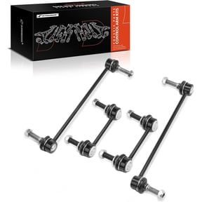 A-Premium Set of 4 Front Rear Sway Bar Link Stabilizer Bar Link Kit Compatible with Ford Fusion, Edge, Police Responder Hybrid, SSV Plug-In Hybrid & Lincoln MKZ, MKX, Continental