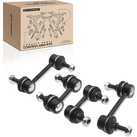 A-Premium Set of 4, Front & Rear Sway Bar Links Kit Stabilizer Bar Links Compatible with Toyota Corolla 1993-2002, Celica 1994-1999, Chevrolet Prizm 1998-2002