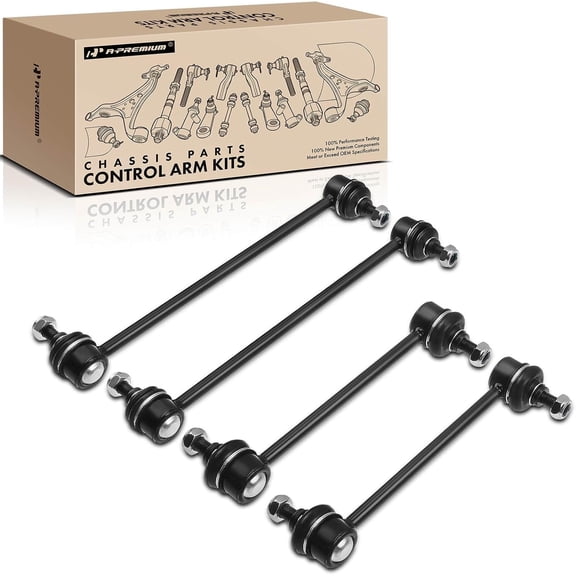 A-Premium Set of 4, Front & Rear Sway Bar Links Kit Stabilizer Bar Links Compatible with Toyota Camry 1997-2001, Avalon 1997-2004, Solara 1999-2003, Lexus RX300 1999-2003, ES300 1997-2001