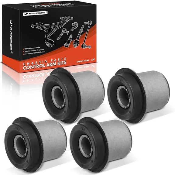 A-Premium Set of 4, Front Upper Forward and Rearward Control Arm Bushing Kit, Compatible with Dodge Ram 1500 1994-2001, Ram 2500 Ram 3500 1994-2002, Durango 1999-2003, Dakota 1997-2004, RWD