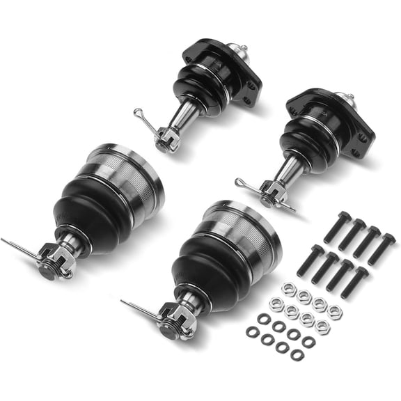 A-Premium Set of 4, Front Upper & Lower Ball Joints Kit, Compatible with Chevrolet Impala, Caprice, Astro & Buick LeSabre, Electra & Cadillac DeVille & GMC Safari & Oldsmobile 98 & Pontiac Bonneville