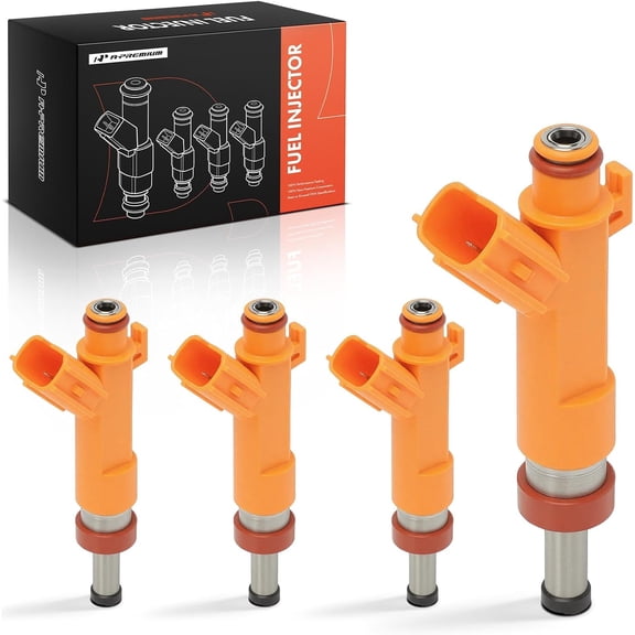 A-Premium Set of 4 Fuel Injectors Compatible with Lexus IS200t 2016-2017, IS300 2018-2023, NX200t 2015-2017, NX300 2018-2021, GS300 2018-2019, RC200t 2016-2017, RC300 2018-2023, 2.0L
