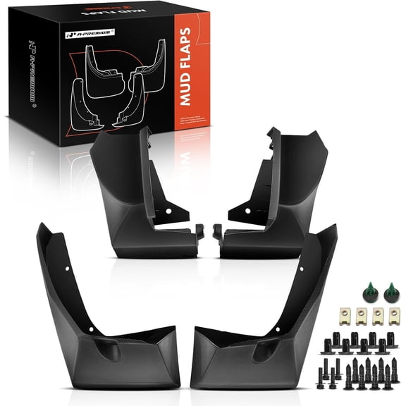 A-Premium Set of 4PCS Mud Flaps Splash Guards Mudflaps Mudguards with Hardware Kits Compatible with Subaru Ascent 2019 2020 2021 2022 2023, Front & Rear (Driver and Passenger Side)