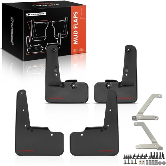 A-Premium Set of 4PCS Mud Flaps Splash Guards Mudflaps Mudguards with Hardware Kits Compatible with Subaru WRX 2022 2023, Front & Rear (Driver and Passenger Side)