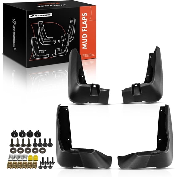 A-Premium Set of 4PCS Mud Flaps Splash Guards Mudguards with Hardware Kits Compatible with Subaru Crosstrek 2017-2023 XV 2018-2022 Front & Rear (Driver and Passenger Side)