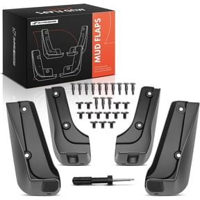 A-Premium Set of 4PCS Mud Flaps Splash Guards Mudguards Mudflaps with Hardware Kits Accessory Compatible with Kia EV6 2022 2023 2024, Front and Rear, Driver & Passenger Side