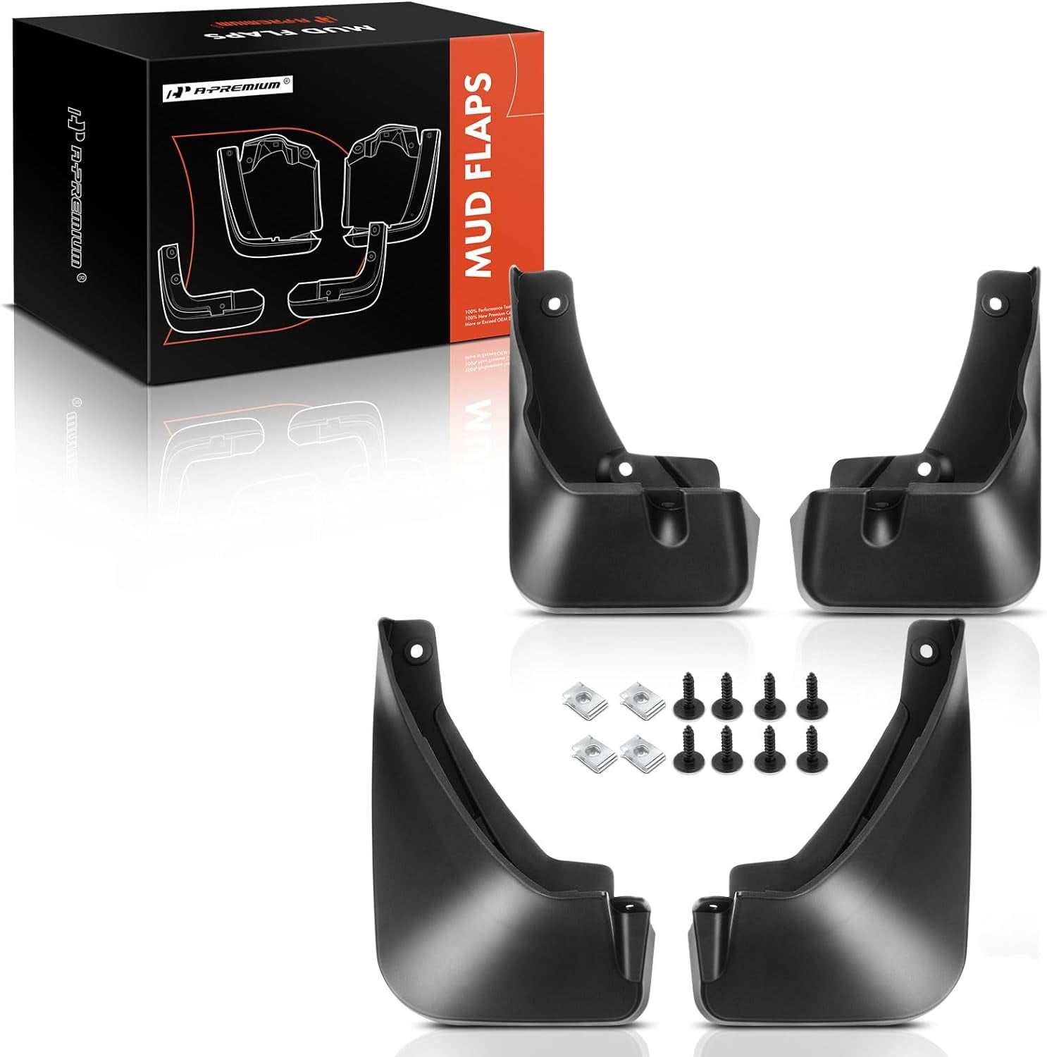APremium Set of 4PCS Mud Flaps Splash Guards Mudguards Mudflaps with
