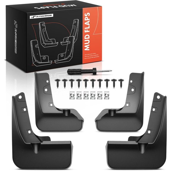 A-Premium Set of 4PCS Mud Flaps Splash Guards Mudguards Mudflaps with Hardware Kits Accessory Compatible with Nissan Kicks 2017-2025, Front and Rear, Driver & Passenger Side