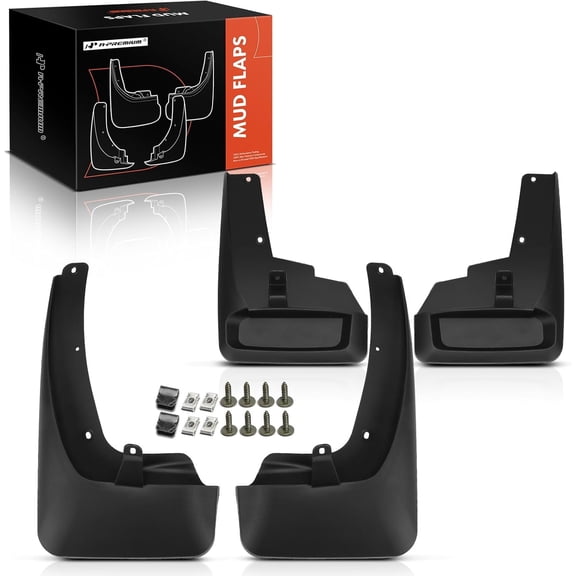 A-Premium Set of 4PCS Mud Flaps Splash Guards Mudguards Mudflaps with Hardware Kits Compatible with Nissan Armada 2017-2024 Front & Rear (Driver and Passenger Side)