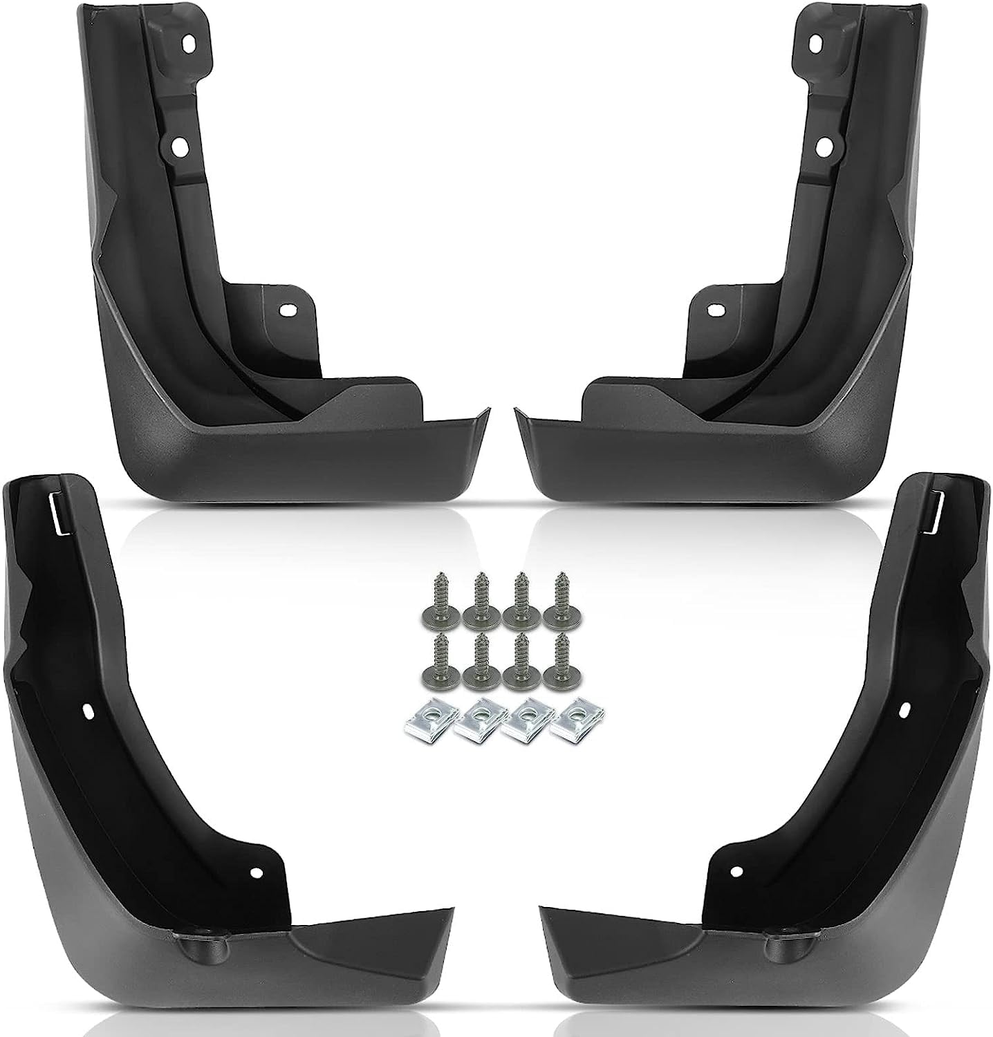 APremium Set of 4PCS Mud Flaps Splash Guards Mudguards Mudflaps W