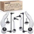 thumbnail image 1 of A-Premium Set of 8 Lower Forward & Rearward Control Arm Lower Forward Ball Joint Sway Bar Links Compatible with BMW E60-525xi 528xi 530xi 535xi 528i xDrive 535i xDrive, 1 of 8