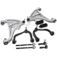 thumbnail image 1 of A-Premium Set of 10, Upper Lower Control Arm, Inner Outer Tie Rod End, Rack Pinion Boot, Compatible with Ford F-150 2004 2005 2006, 4WD Only, 1 of 5