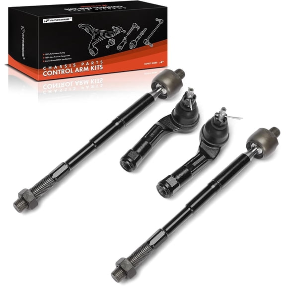 A-Premium Set of 4, Front Inner Outer Tie Rod End Kit, Compatible with Kia Soul 2020-2023, Seltos 2021-2023