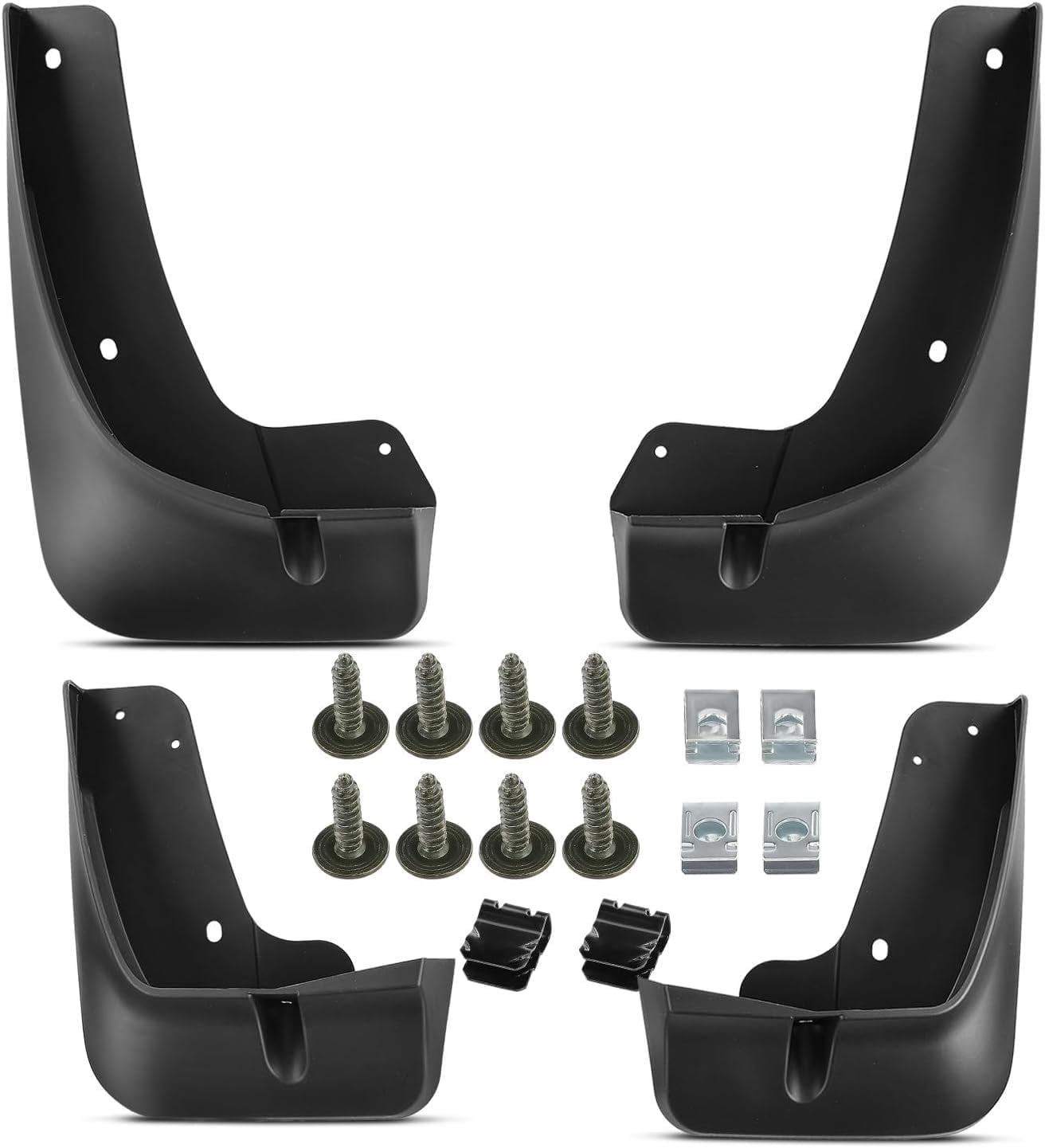 A-Premium Set of 4 Front & Rear Mud Flaps Splash Guards Mudguards with Hardware Kits Compatible with Mazda CX-50 2023-2024, 2.5L