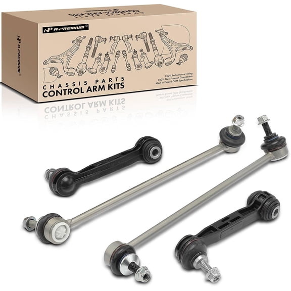 A-Premium Set of 4, Front & Rear Sway Bar Link Stabilizer Link Kit, Compatible with BMW M2 2016-2021, M3 2015-2018, M4 2015-2020