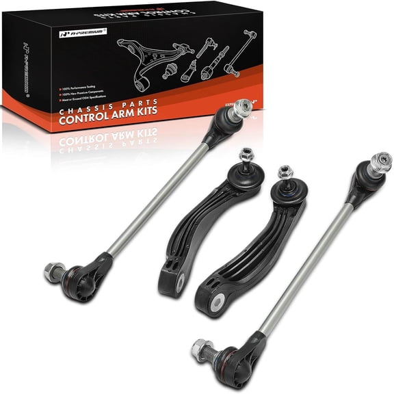 A-Premium Set of 4, Front and Rear Sway Bar Link Stabilizer Link Kit, Compatible with Audi Q4 e-tron/Q4 e-tron Sportback 2022-2023, ID.4 2021-2023
