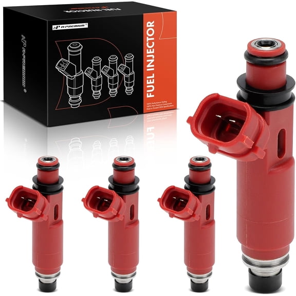 A-Premium Set of 4 Fuel Injectors Compatible with Mazda RX-8 RX8 2004-2009 1.3L, Primary