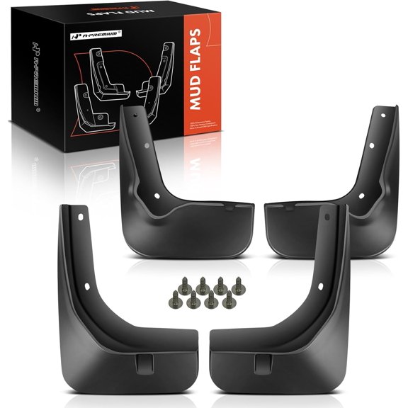 A-Premium Set of 4 Mud Flaps Splash Guards Mudguards Mudflaps Compatible with Volkswagen Passat 2012-2015 Front & Rear (Driver and Passenger Side)