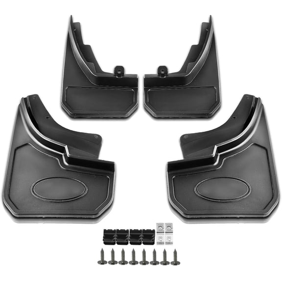 A-Premium Set of 4PCS Front & Rear Mud Flaps Splash Guards Mudflaps Mudguards Compatible with Land Rover Defender 130 2023-2024, Sport Utility