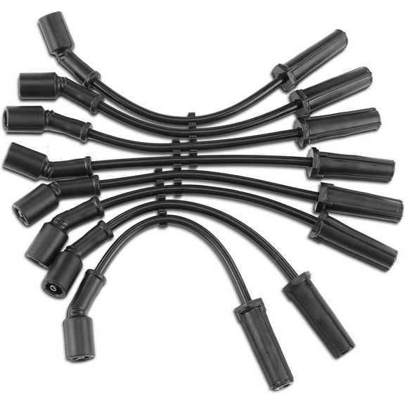 A-Premium Spark Plug Wire Compatible with GM LS1/LS6 1997-2004 LT 6.2L V-8 Hi-Perf C-N-P 8-PC Set