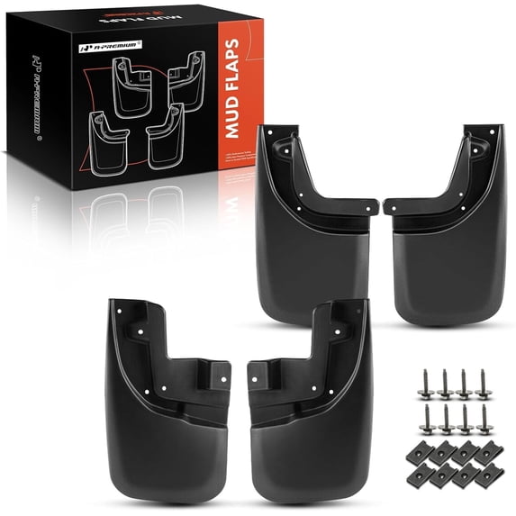 A-Premium Splash Guard Mud Flaps Mudflaps Replacement for Toyota Tacoma 2005-2015 with OE Fender Flares Front and Rear 4-PC Set