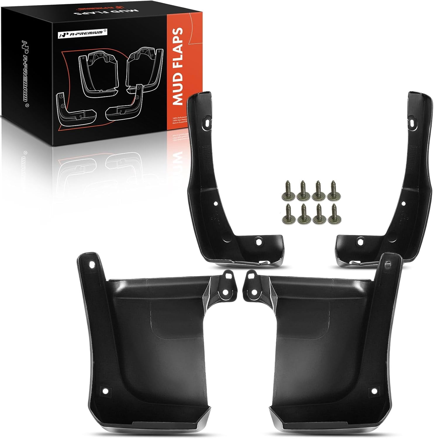 A-Premium Splash Guard Mud Flaps Mudguards Replacement for Honda Accord 2013 2014 2015 Sedan Front and Rear 4-PC