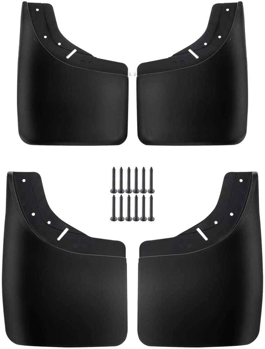 A-Premium Splash Guard Mud Flaps Replacement for Chevrolet GMC C1500 C2500 C3500 K1500 K2500 K3500 Tahoe Yukon 4-PC Set Fits select: 1988-1998 CHEVROLET GMT-400, 1992-1999 CHEVROLET SUBURBAN